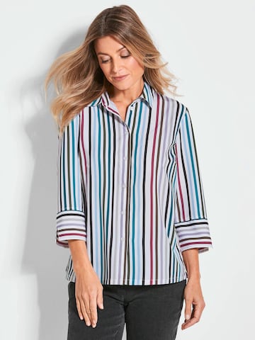 Goldner Bluse in Mischfarben: Vorderseite