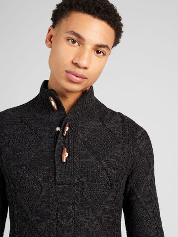 JACK & JONES - Jersey 'BLUJEAN' en negro