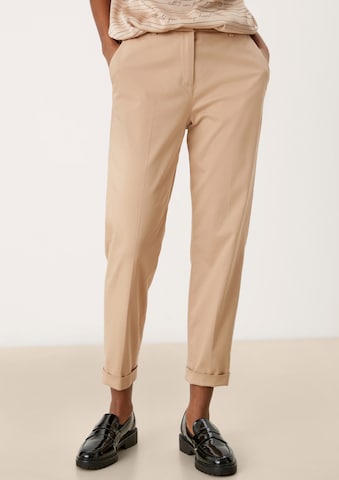 Regular Pantalon chino s.Oliver BLACK LABEL en beige : devant