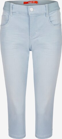 Angels Dehnbund Jeans Kurze Jeans Onesize Capri in Blau: predná strana