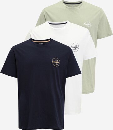 Jack & Jones Plus Shirt 'FOREST' in Blauw: voorkant