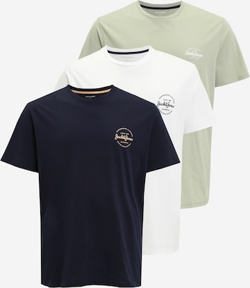 Jack & Jones Plus Póló 'FOREST' - kék: elől