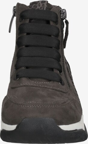 Bama Lace-Up Ankle Boots in Grey