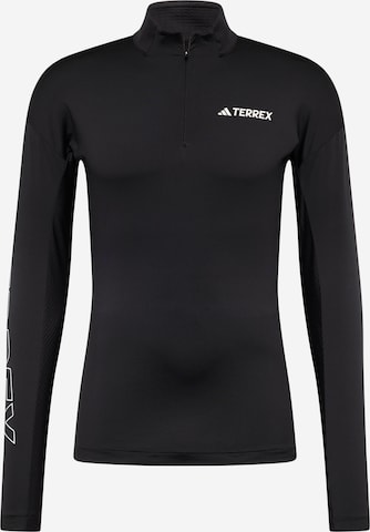 ADIDAS TERREX Funktionsshirt 'Xperior' in Schwarz: predná strana