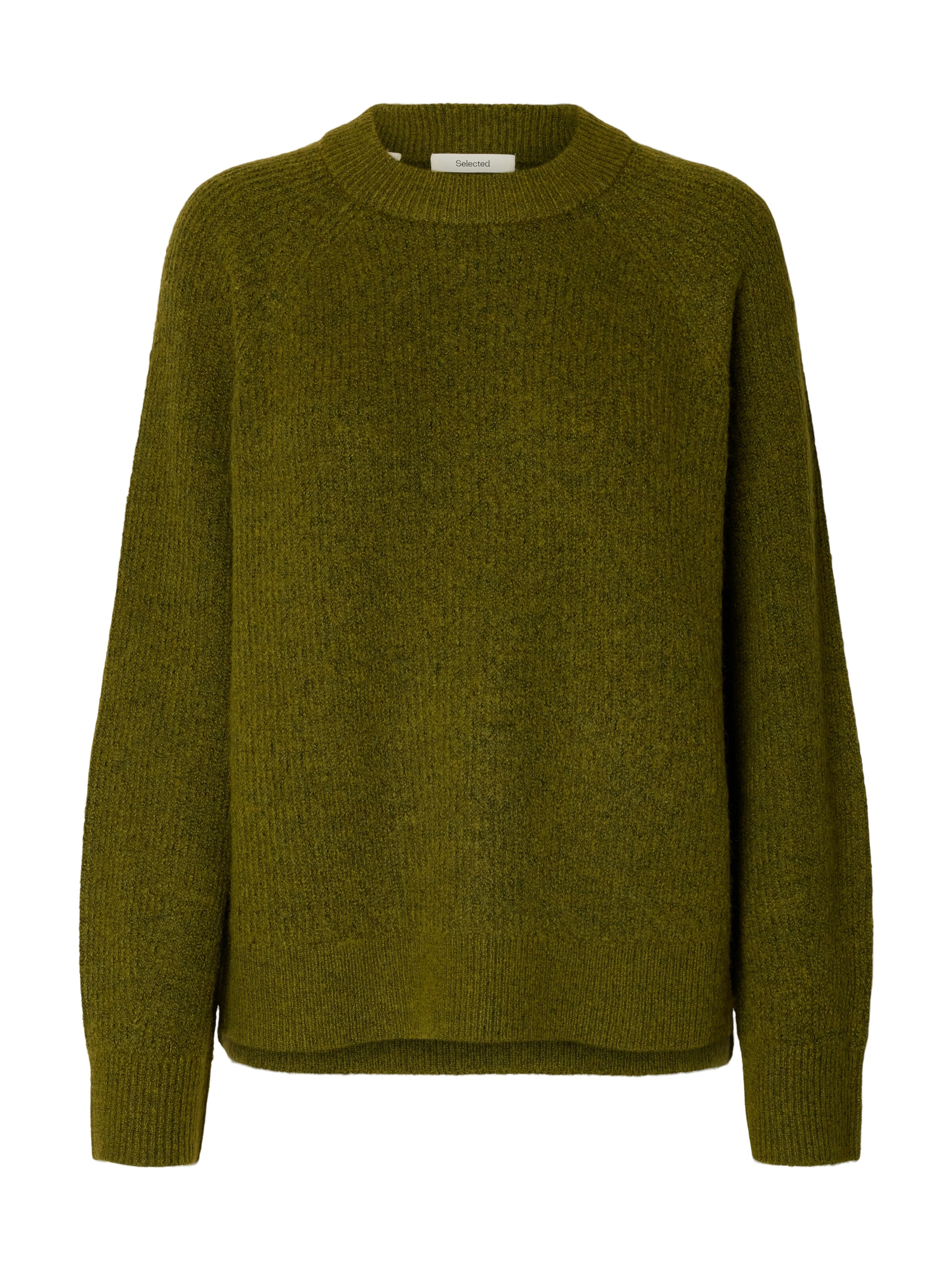 Pulover 'SLWLULU' de la SELECTED FEMME pe verde: față