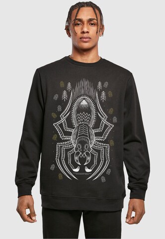 ABSOLUTE CULT Sweatshirt 'Harry Potter - Aragog Line Art' in Zwart: voorkant