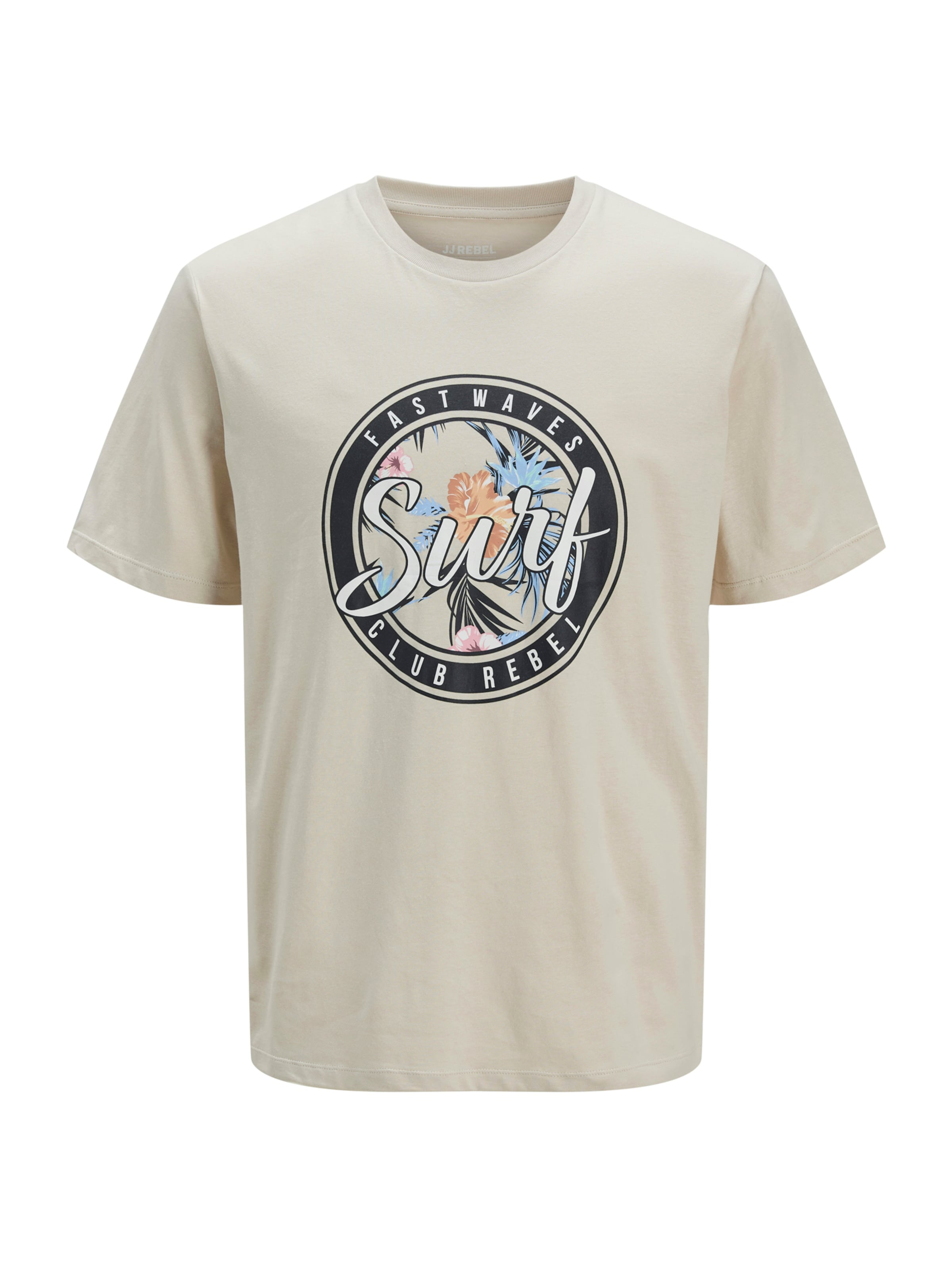 Maglietta 'JREBBASTIAN' di JJ Rebel in beige: frontale