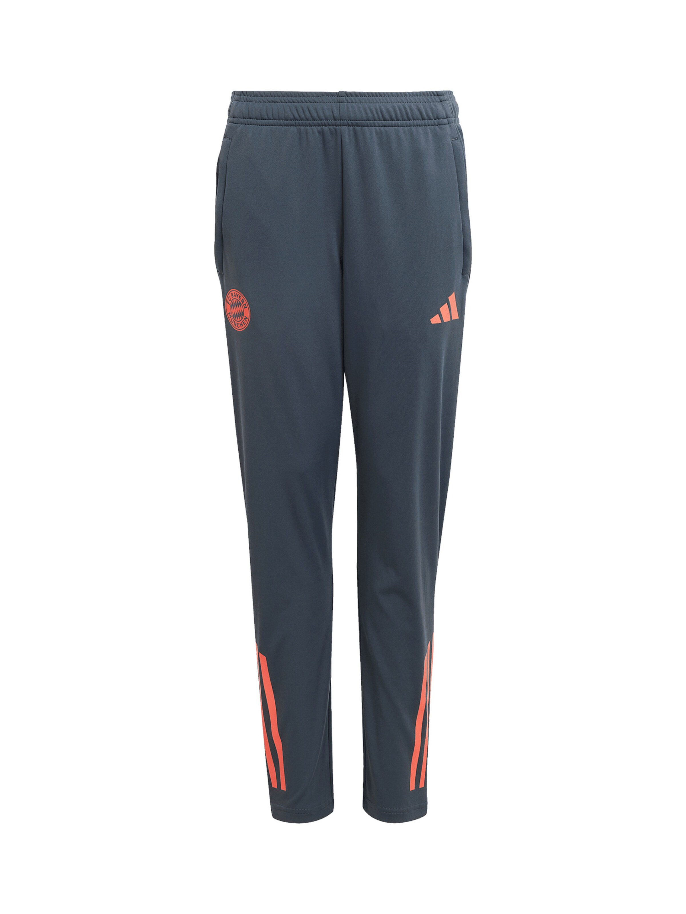 ADIDAS PERFORMANCE Tapered Sporthose in Grau: Vorderseite