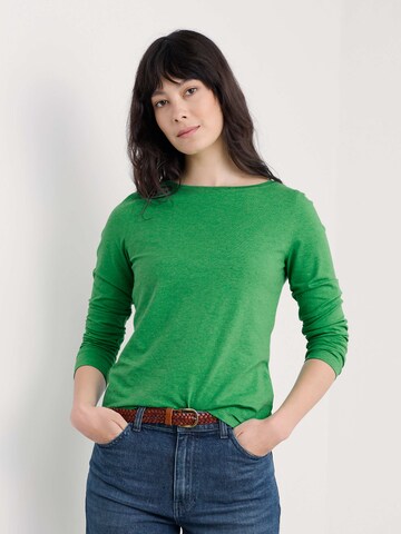 Seasalt Cornwall Shirt 'Easel' in Green: front