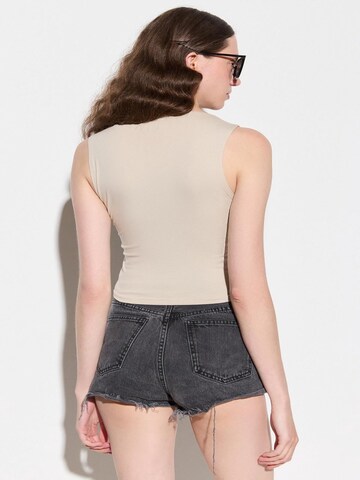 No Matter What Top in Beige