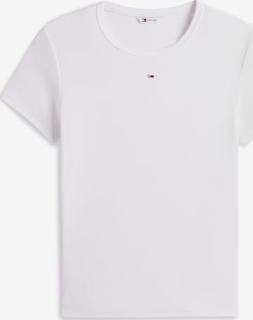 Tommy Jeans T-Shirt 'ESSENTIAL' in Weiß: Vorderseite