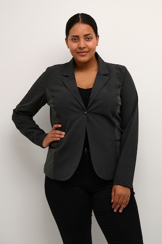 KAFFE CURVE Blazer 'Jia' in Grau: predná strana