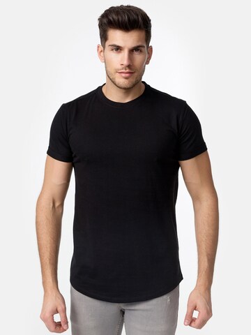Tazzio Shirt 'E105' in Schwarz: Vorderseite