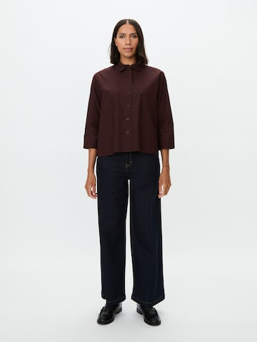 Masai Bluse i brun