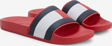 TOMMY HILFIGER Slipper in Rot