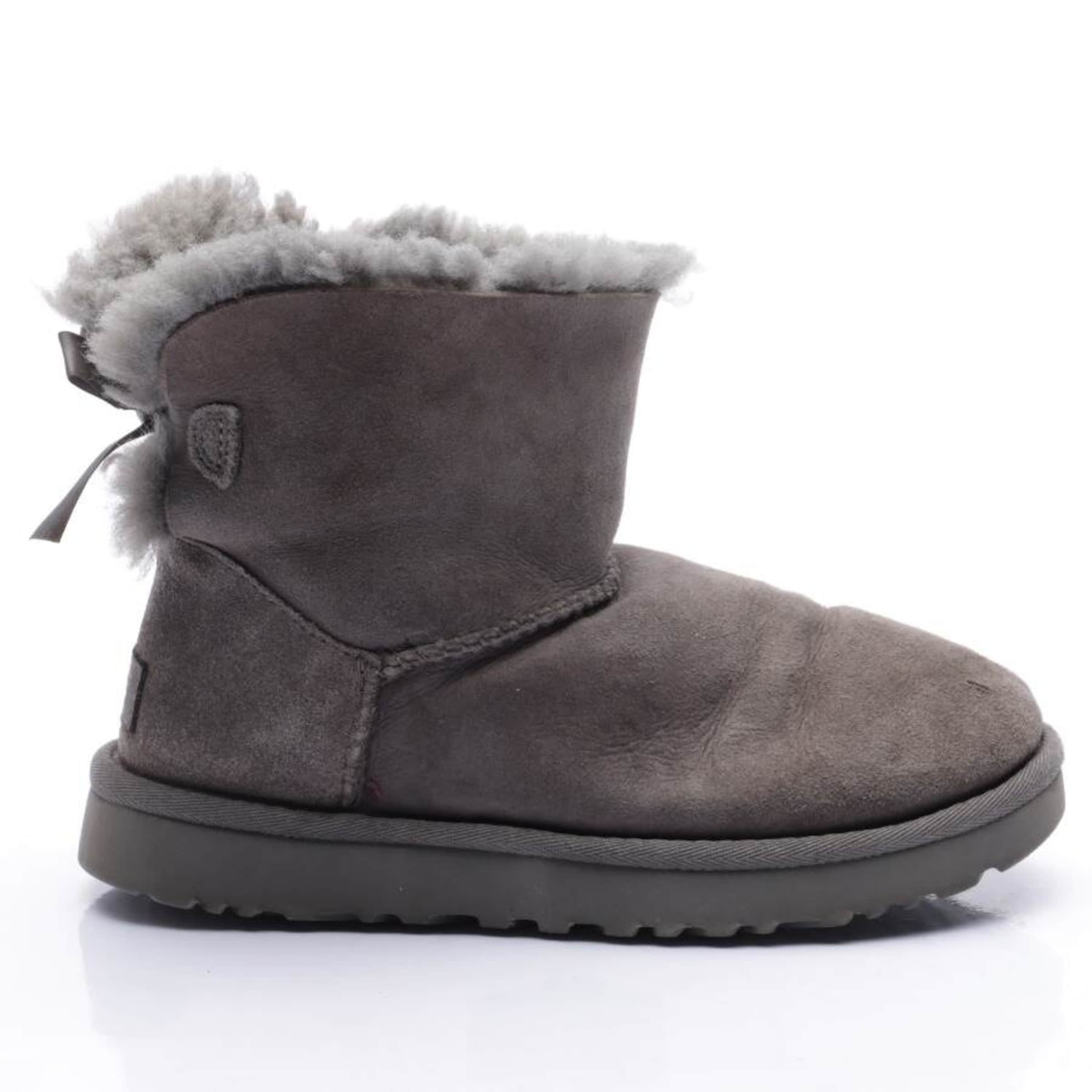 Grey Uggs Bow In Front UGG Women's Bailey Bow II FREE Shipping