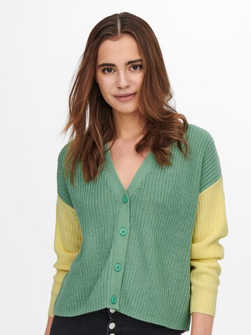 ONLY Knit Cardigan 'NICCI' in Green