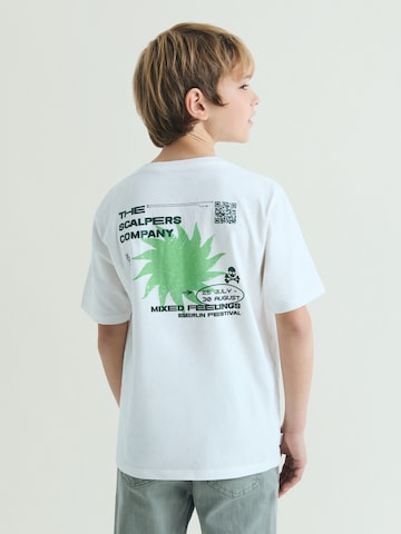 Scalpers Funkční tričko ' ' – bílá