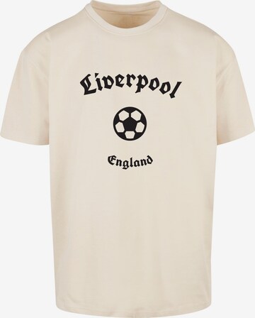Merchcode Shirt 'Liverpool' in Beige: voorkant