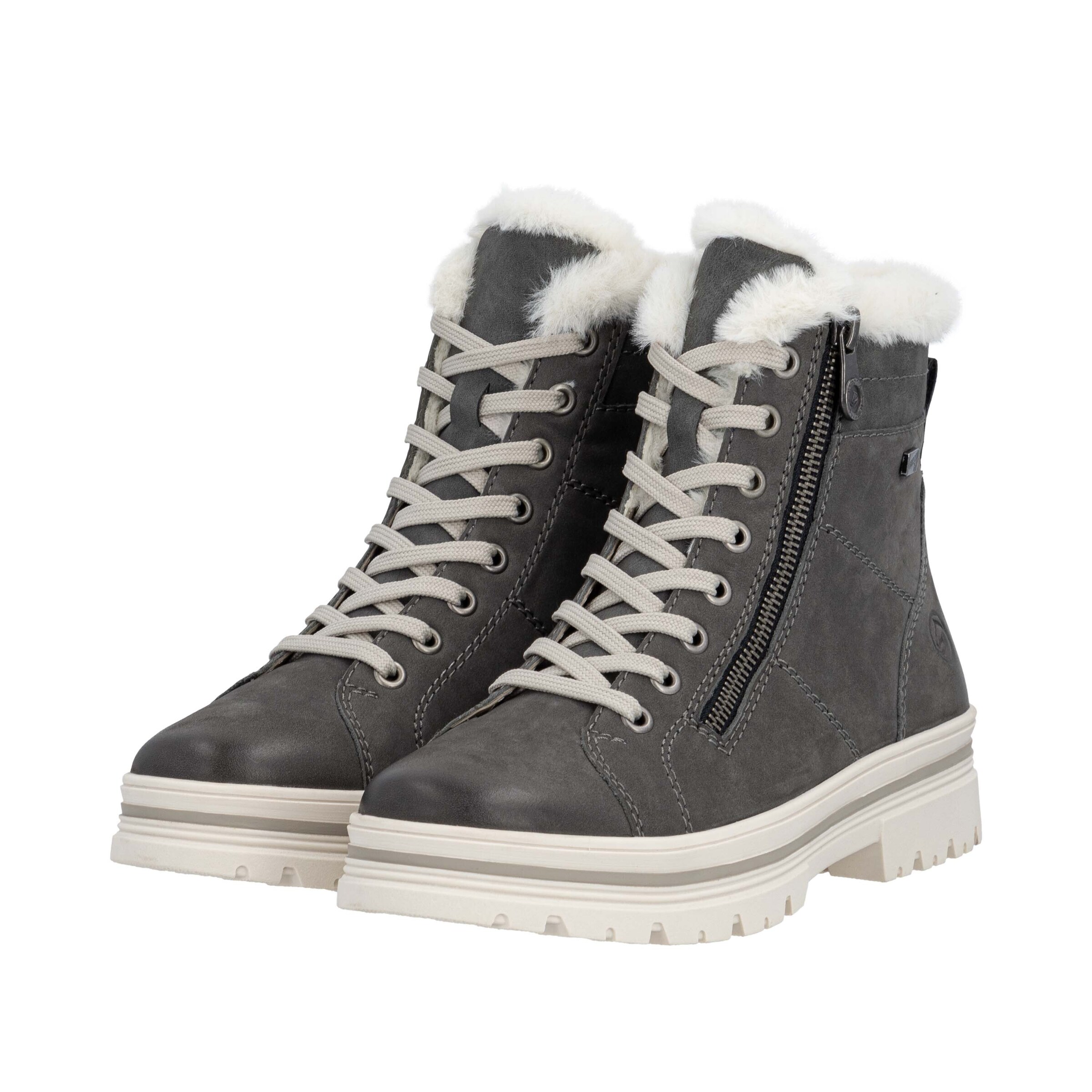 Bottes à lacets REMONTE en gris