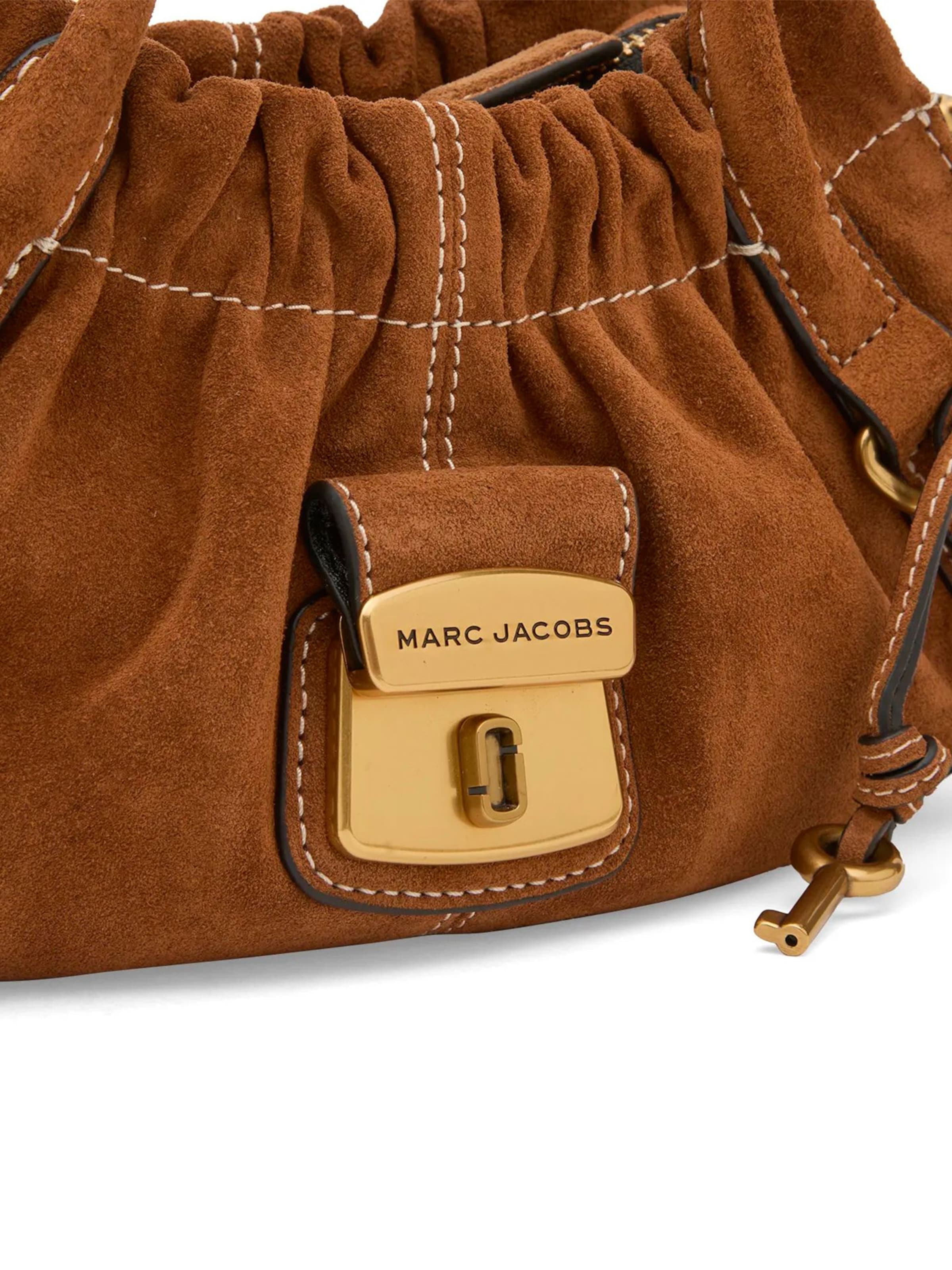 Marc Jacobs Schoudertas in Bruin