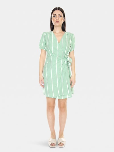 wild pony Sukienka 'Vestido Corto Cruzado con Estampado de Rayas Green Dress' w rozmiarze 34 w kolorze zielonym, Podgląd produktu