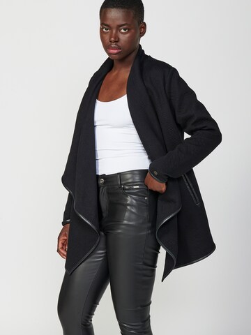 KOROSHI Sweatjacke in Schwarz