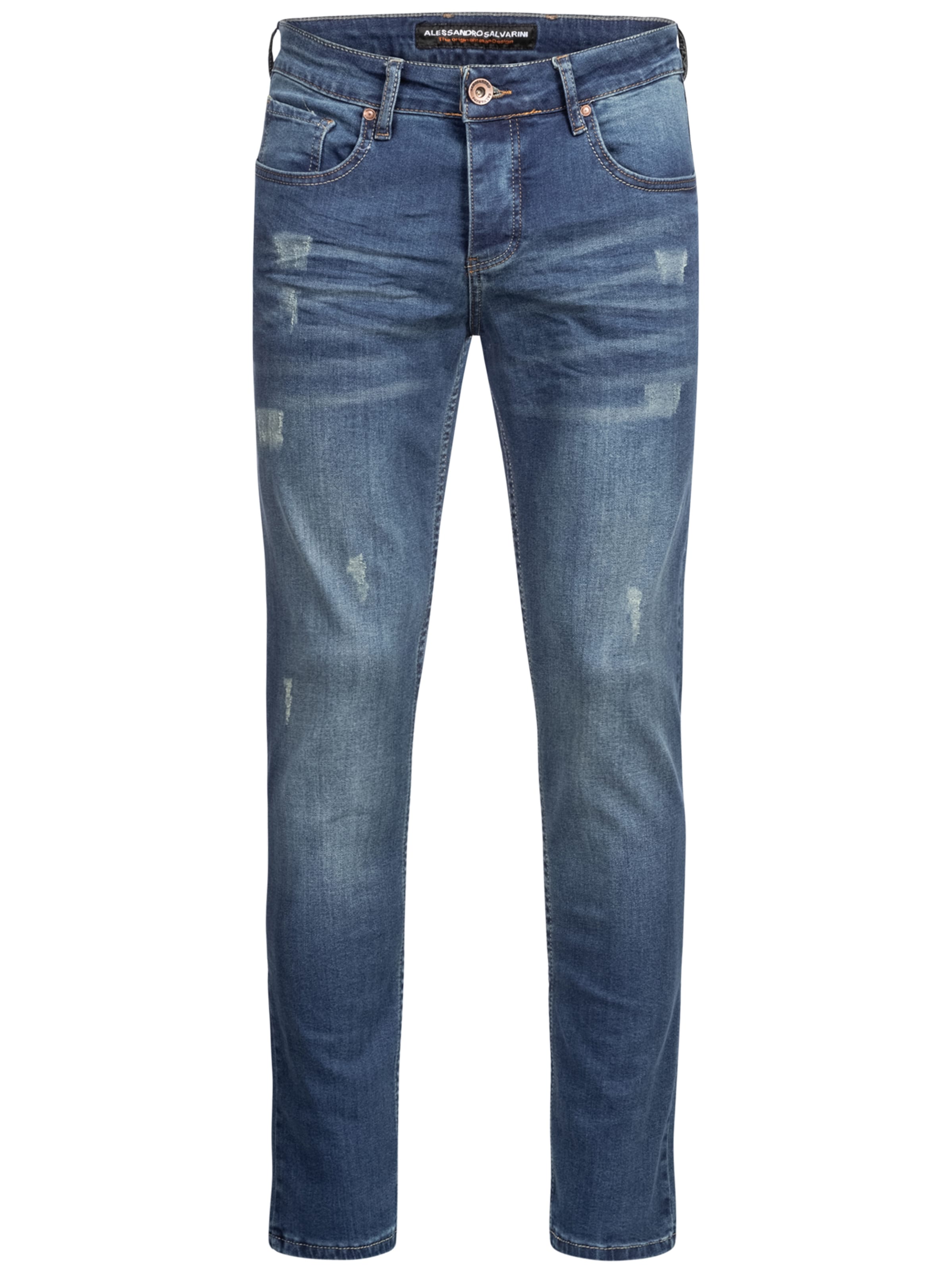 Alessandro Salvarini Jeans in Blauw: voorkant
