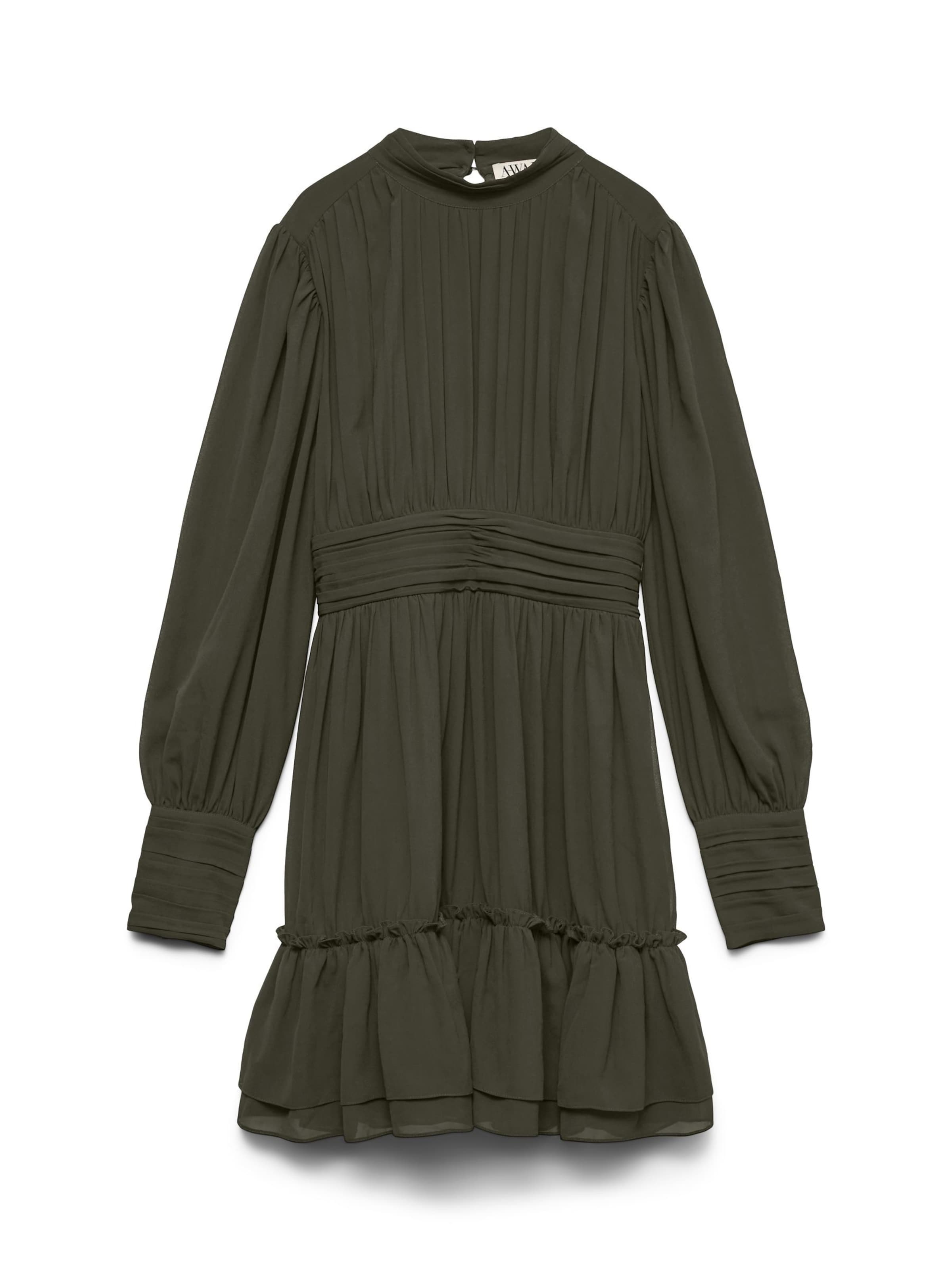 VERO MODA Jurk in Groen: voorkant