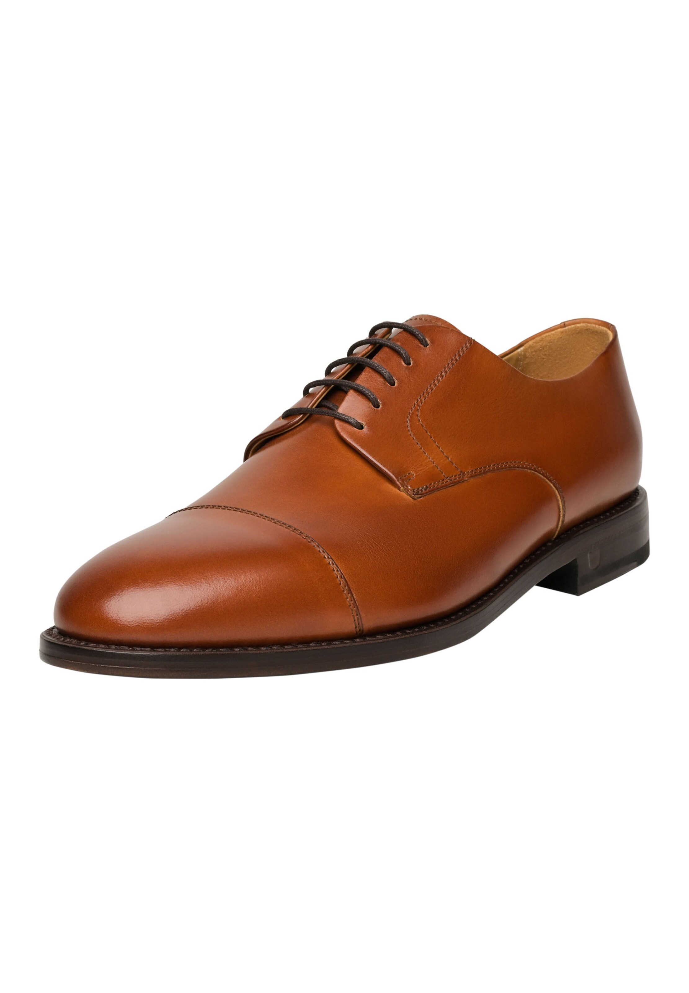 Henry Stevens Lace-up shoe 'Winston CD' in Brown: front