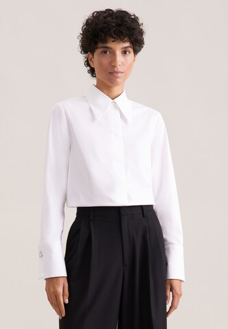SEIDENSTICKER Blouse in Wit: voorkant