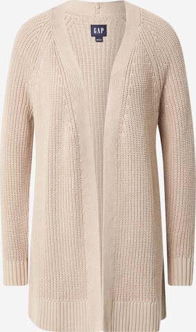 GAP Knit Cardigan in Beige: front