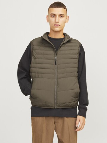 JACK & JONES Vest 'JJEState' in Brown: front