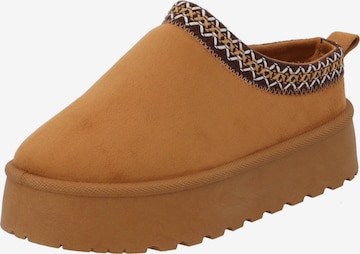 Palado Hausschuh 'Asinara' in Braun: Vorderseite