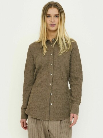 Soft Rebels Shirt ' SRBallina ' in Beige: front