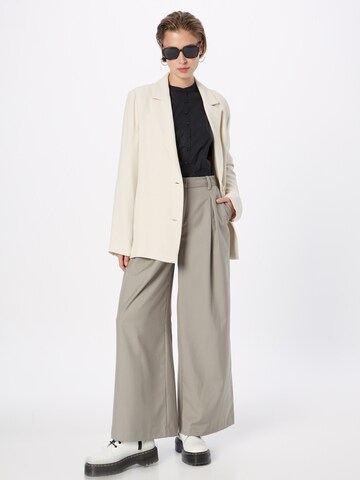 SECOND FEMALE Bootcut Blouse 'Fique' in Zwart