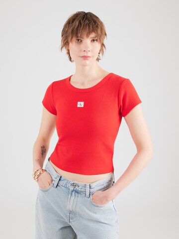 Calvin Klein Jeans Shirt in Red: front