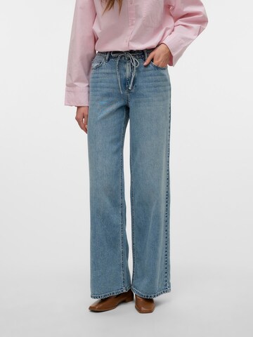 VERO MODA Wide leg Jeans 'VMRemy' in Blauw: voorkant