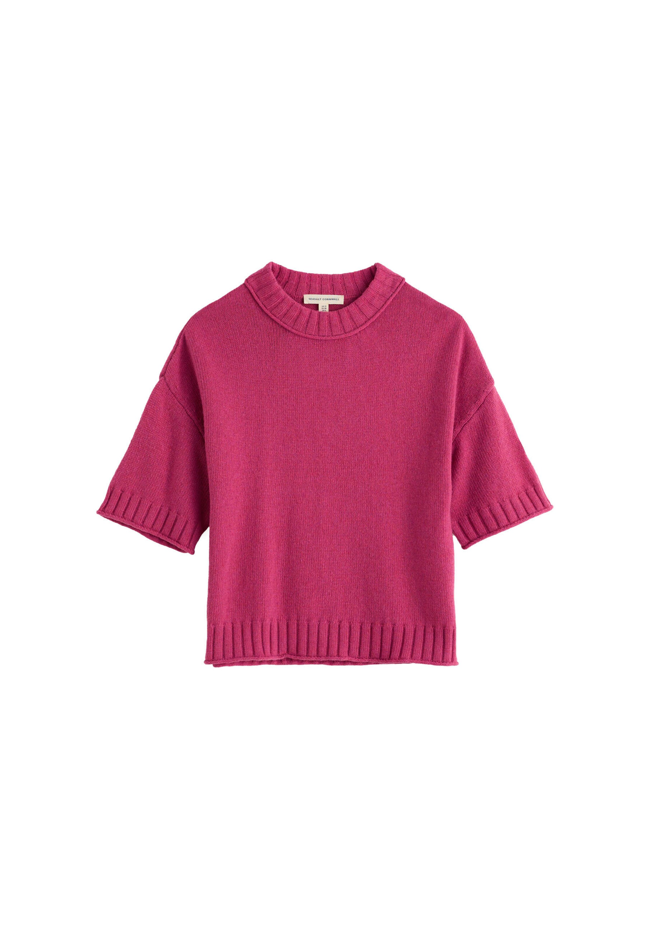 Seasalt Cornwall Sweater 'Fistral' in Pink: front