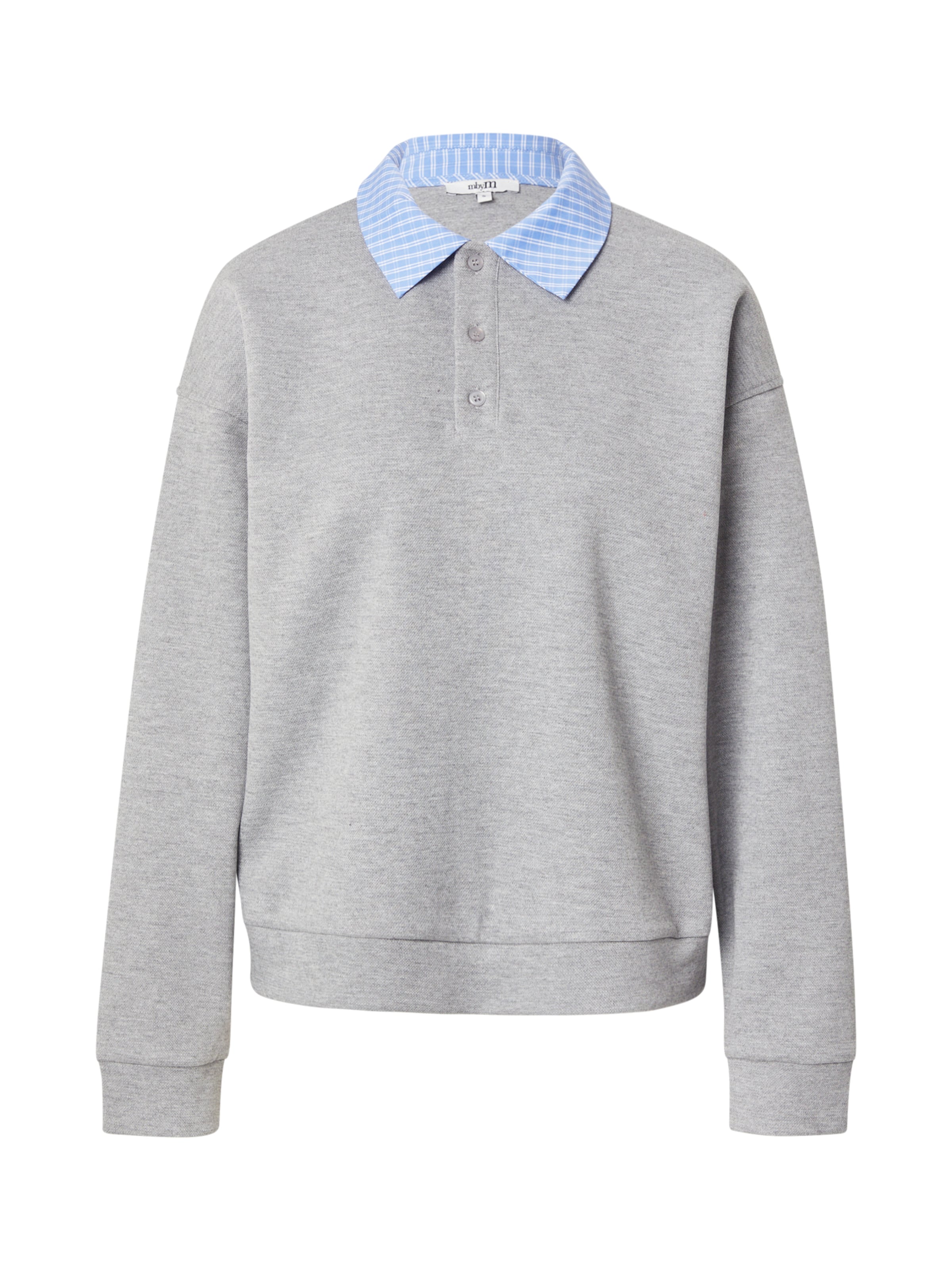 mbym Shirt &#x27;Royla-M&#x27; in Grijs: voorkant