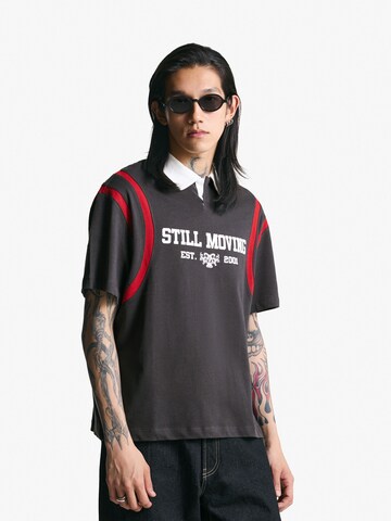 Bershka Shirt in Grey
