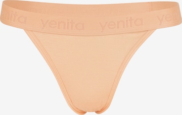 String di Yenita in arancione: frontale