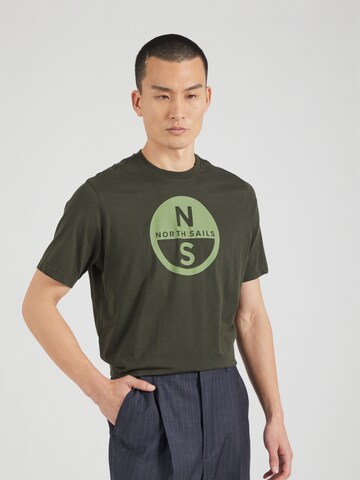 North Sails T-Shirt in Grün: Vorderseite