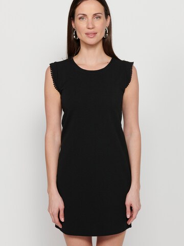 KOROSHI Dress in Black: front