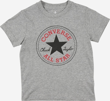 CONVERSE Shirt 'CHUCK PATCH' in Grey: front