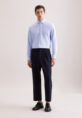Coupe regular Chemise business 'Classic Essentials' SEIDENSTICKER en bleu