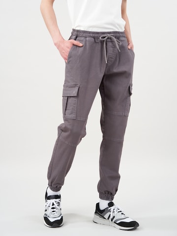 Cørbo Hiro Tapered Cargo trousers 'Ronin' in Grey