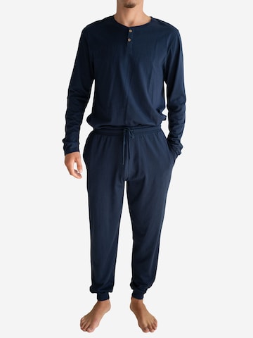 Phil & Co. Berlin Pyjamahose 'Cozy Classics' in Blau