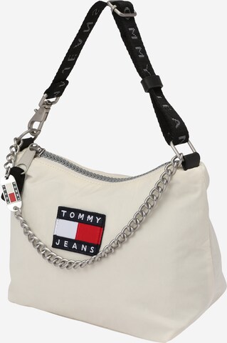 Tommy Jeans - Mala de ombro em branco: frente