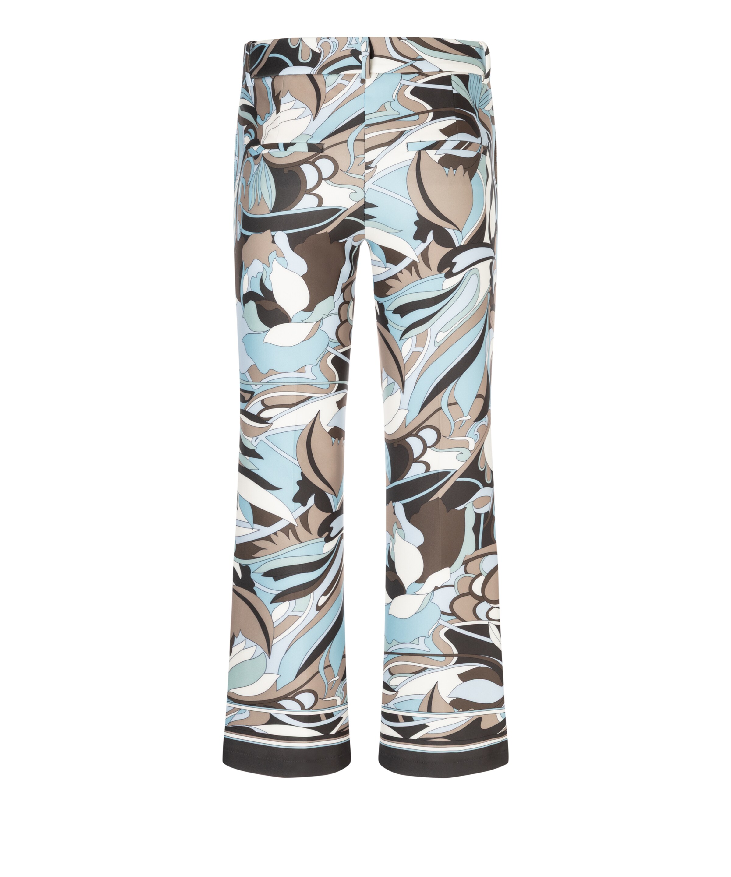 Cambio Regular Bandplooibroek ' Francoise ' in Blauw